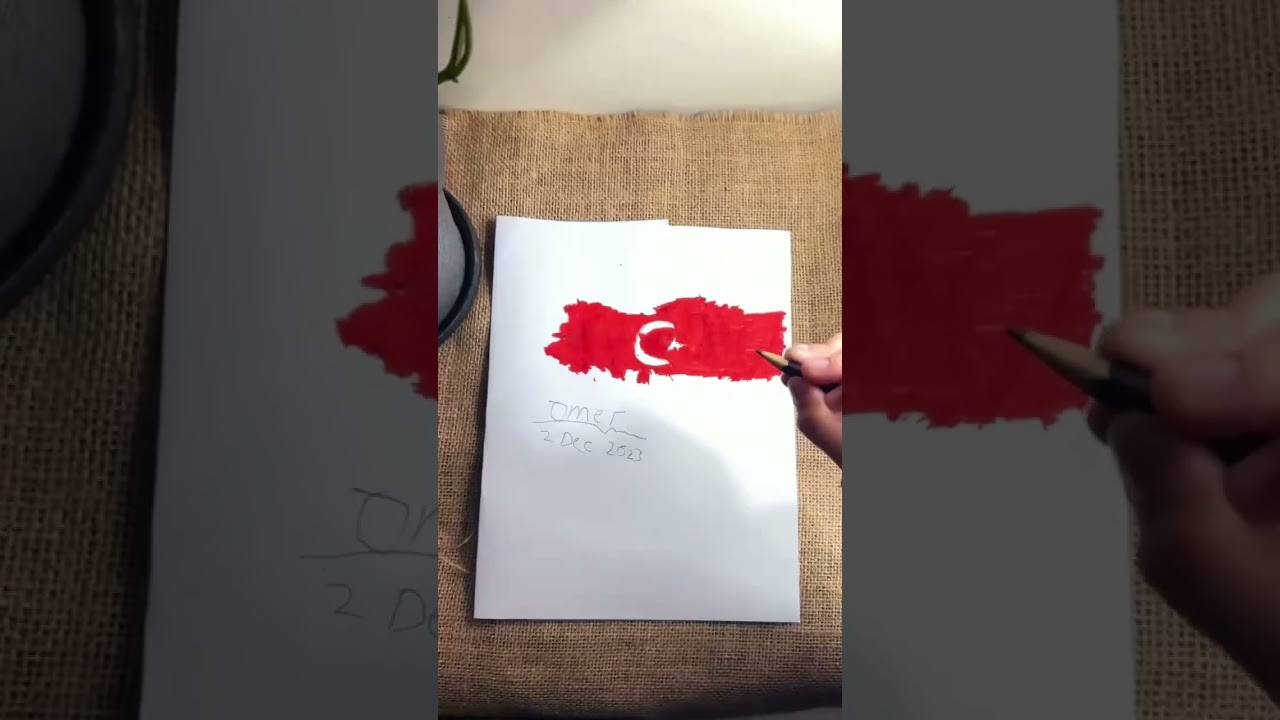 #trending#turkishflag#art#viral