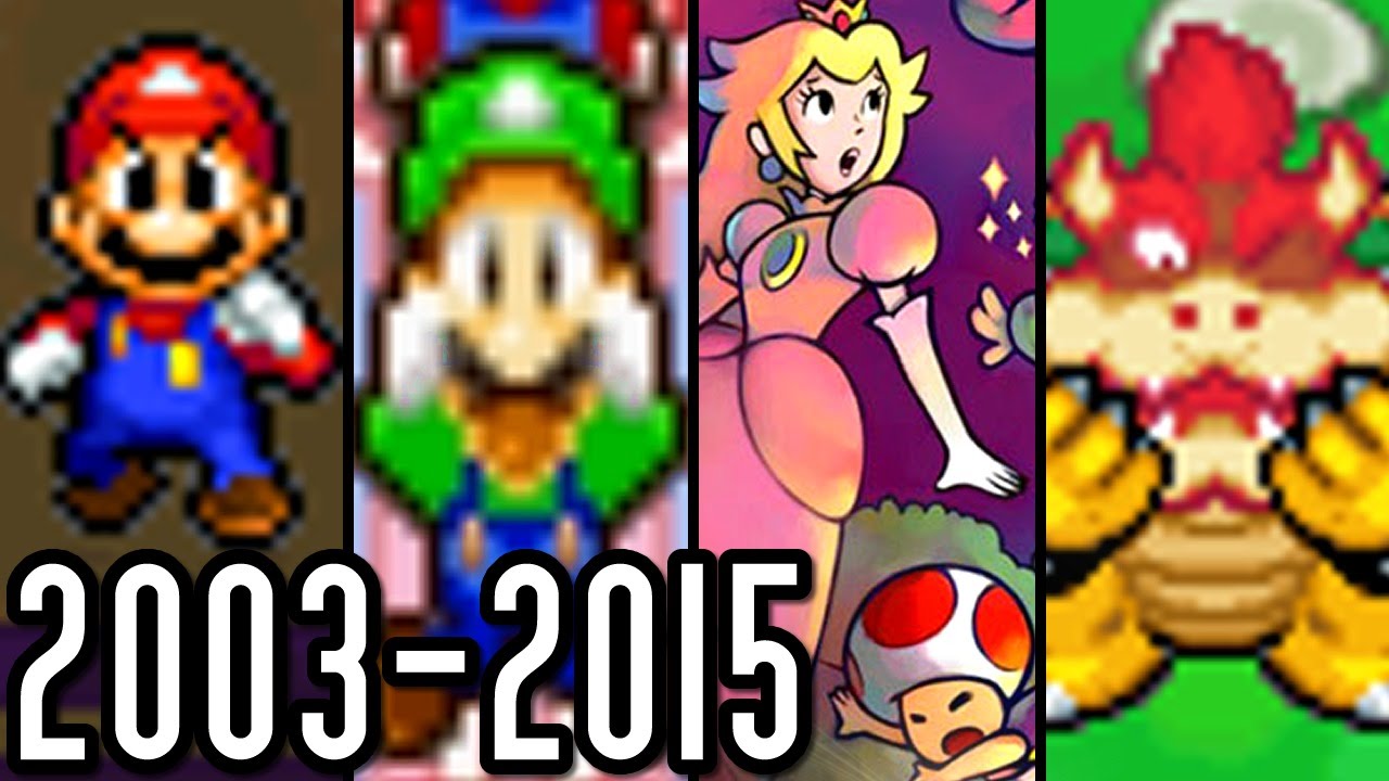 Mario & Luigi ALL RPG INTROS 2003-2015 (3DS, DS, GBA)