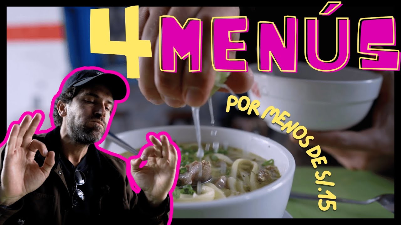 Los Menus m&aacute;s ricos de Lima. A&uacute;n se puede comer rico por menos de 15 soles?