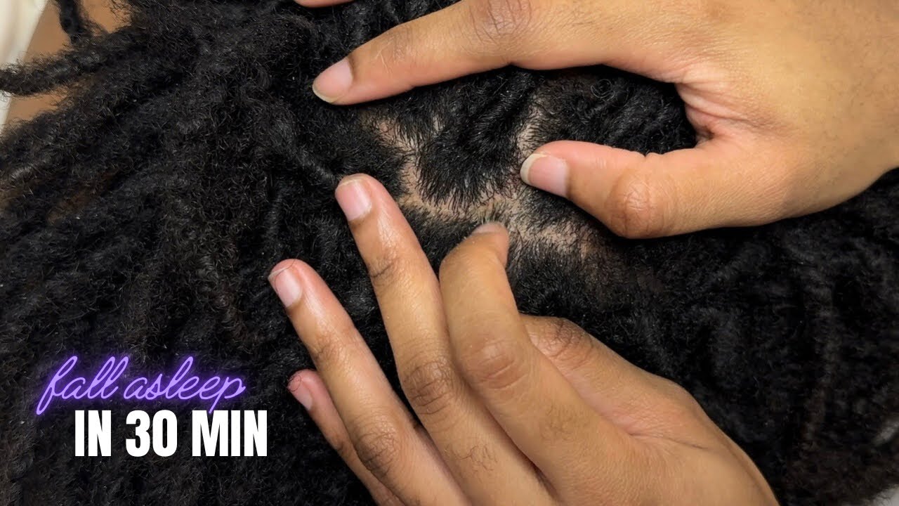 30 MIN ASMR Relaxing Scalp Check | 4K Stress Relief 💆🏾‍♀️✨