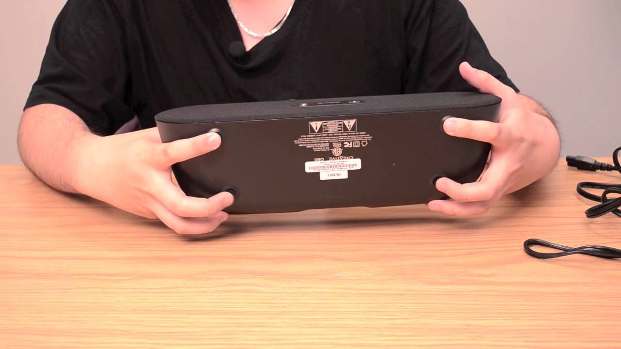 Creative D80 Bluetooth Wireless Speaker Unboxing