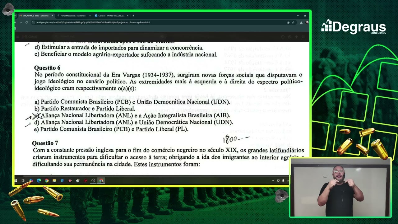 Prova CHQAO 2025 (História)