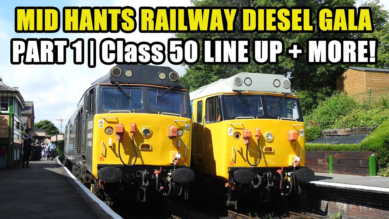MID HANTS Diesel Gala PART 1 | GREAT VARIETY at the WATERCRESS LINE DIESEL GALA! | 14.07.2024