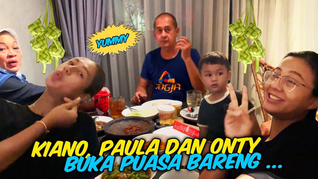 BUKA PUASA BARENG KIANO, KAK PAULA DAN THE VERHOEVEN !!!