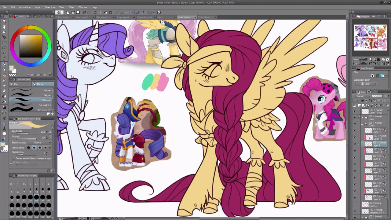Pirate Ponies speedpaint