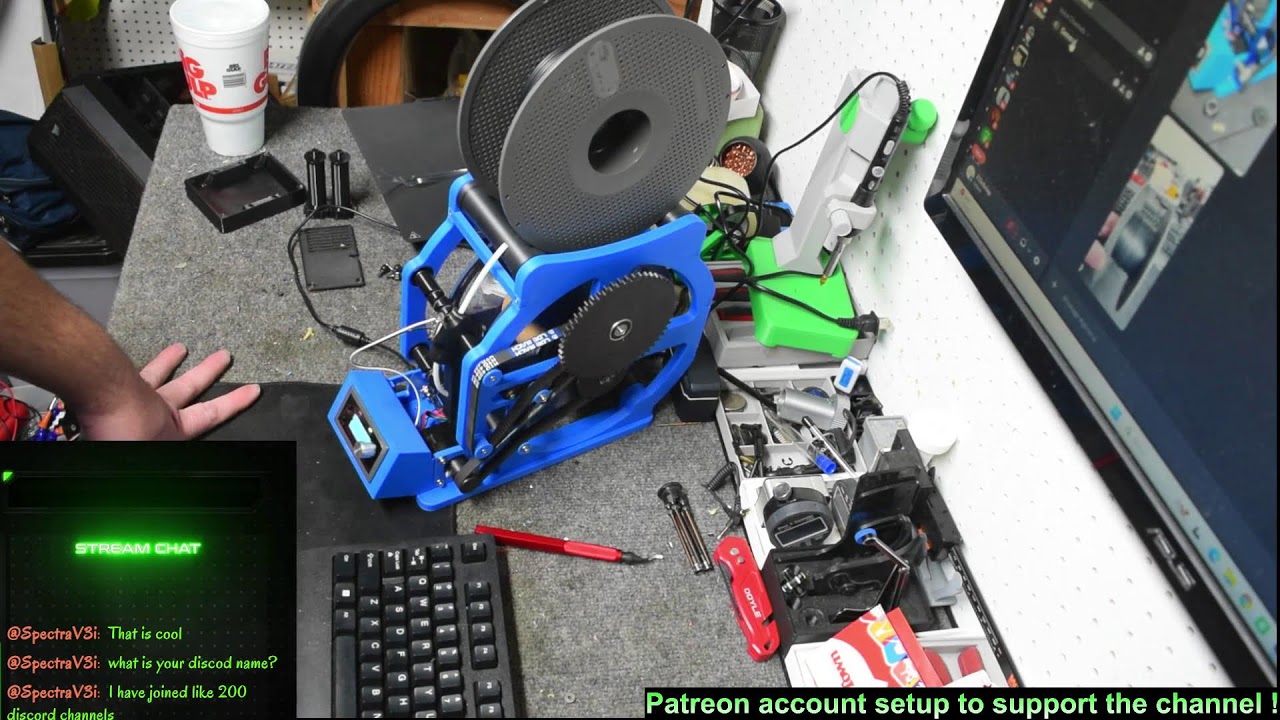 designing and printing parts on the bambu lab and elegoo printers! again!