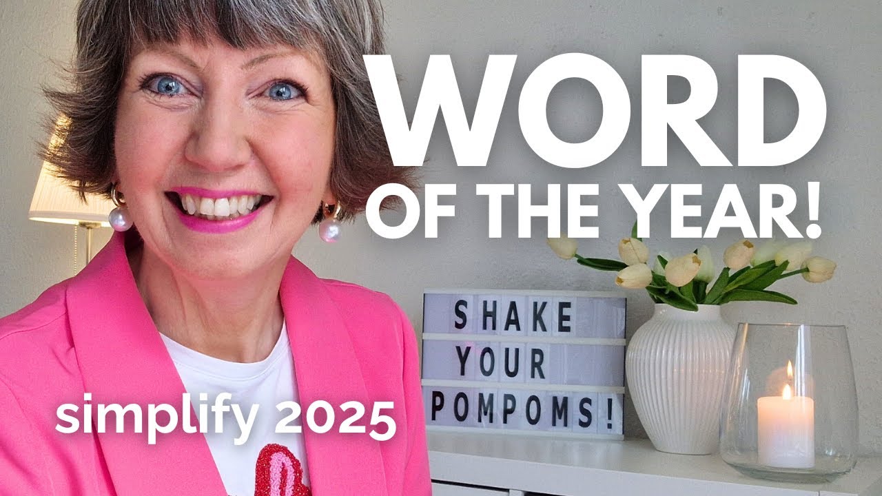 Personal Growth Motivation! Word of the Year 2025