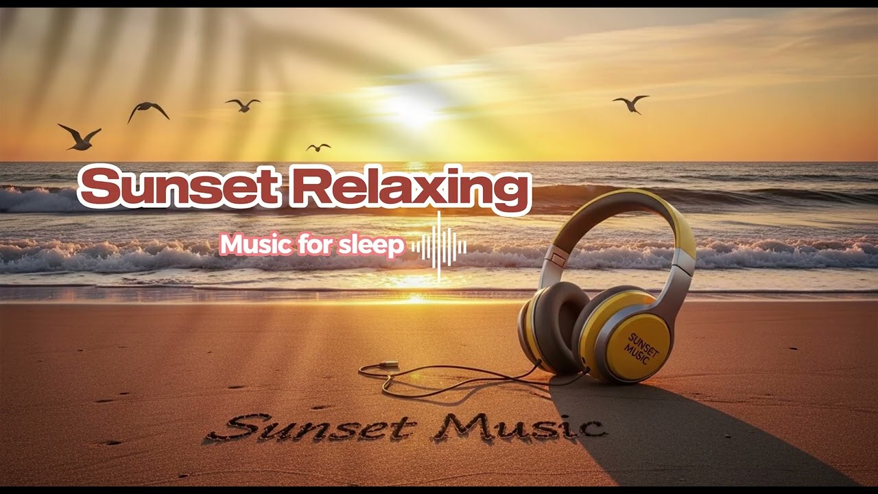 Deep Sleep Sunset Music 🌅EP56: Soothing Sounds for Total Relaxation, calming music for bedtime.