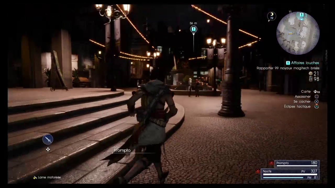 FINAL FANTASY XV 99 noyaux magitech affaire louche