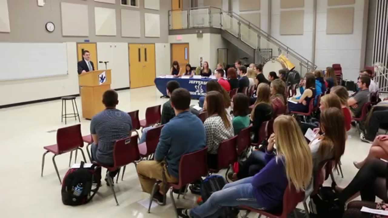 Dr. Brad Buck Visits Jefferson High School