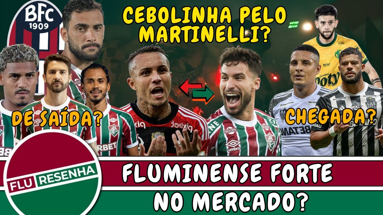 FLU NO MERCADO E FLAMENGO DE OLHO NO MARTINELLI?