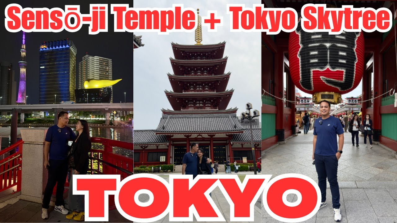 Exploring Sensoji Temple, Asakusa Streets + Tokyo Skytree View