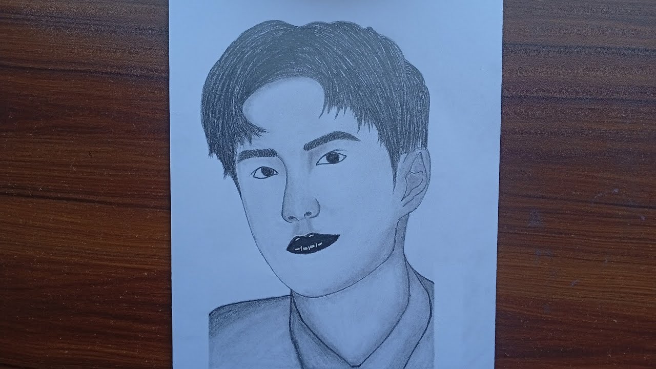 Handsome Pencil Portrait Drawing ✏️ | Realistic Face Drawing Tutorial