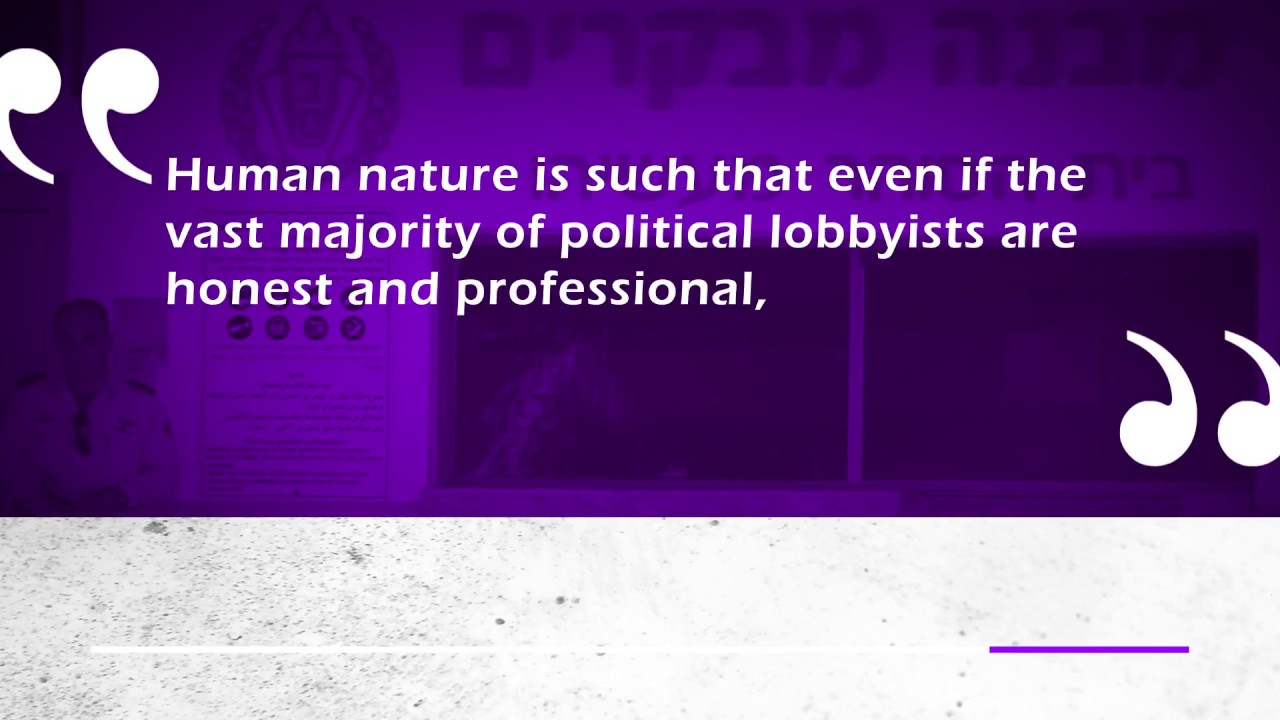How the government can combat corrupt lobbyists