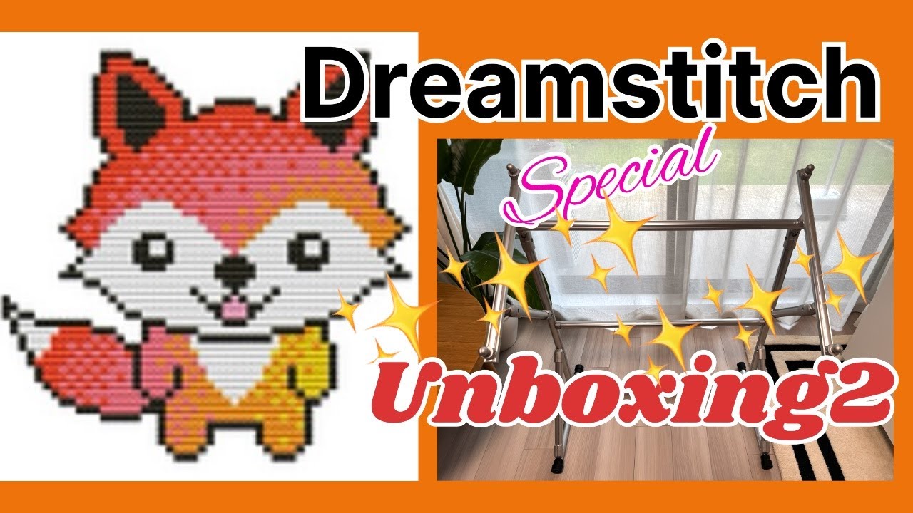 Aluminum frame stand unboxing #dreamstitch