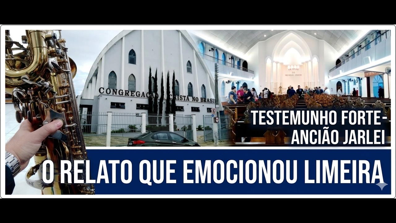 Testemunho de vida ancião Jarlei de Erechin/RS, RDM na cidade de Limeira