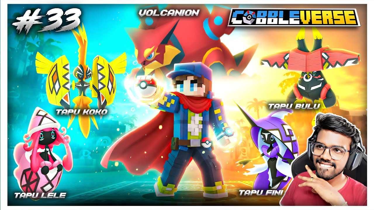 Finally Caught All 4 TAPU LEGENDARIES in Cobbleverse Minecraft!