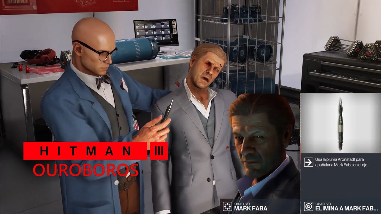 HITMAN 3 - The Ouroboros - Elimine o Imortal Mark Faba
