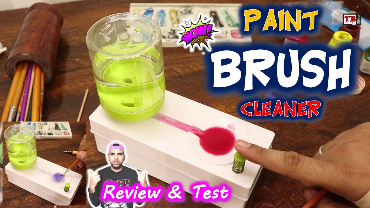 Paint Brush Cleaner | Art Gadget | Paint | Easy Clean | Brush Rinser | Water Cycle | Washing Machine