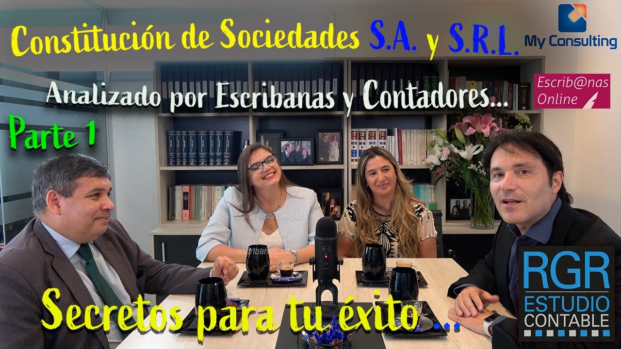 Constitución de Sociedades S.A. y S.R.L. en ARGENTINA 👉 Secretos para tu éxito! 🎥🔴