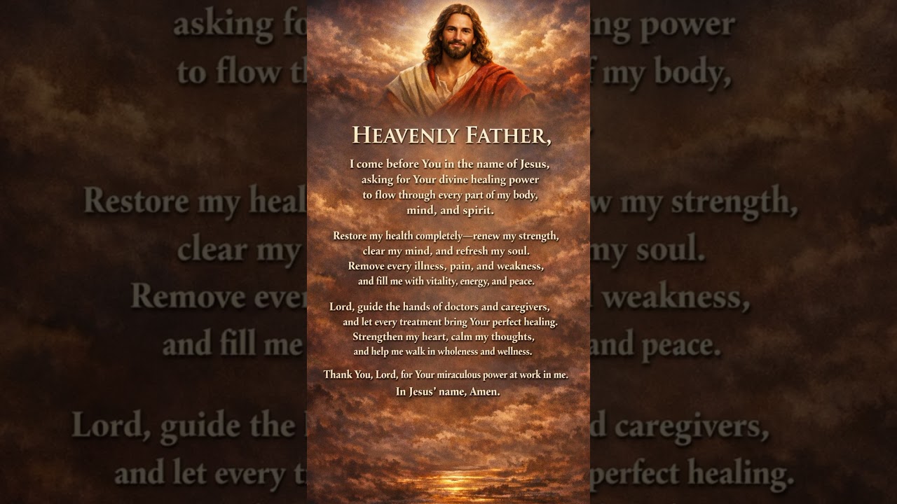 POWERFUL HEALING PRAYER FOR BODY MIND SPIRIT | RESTORE HEALTH IN JESUS NAME