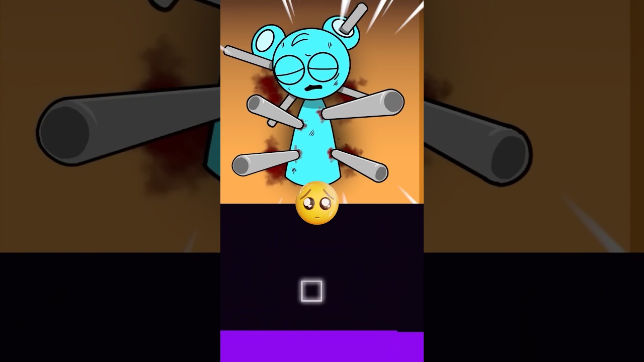 Poor Pinky and Sky... 💔💔💔😭😭 | @GummyDoraAni | Bouncing Square 
