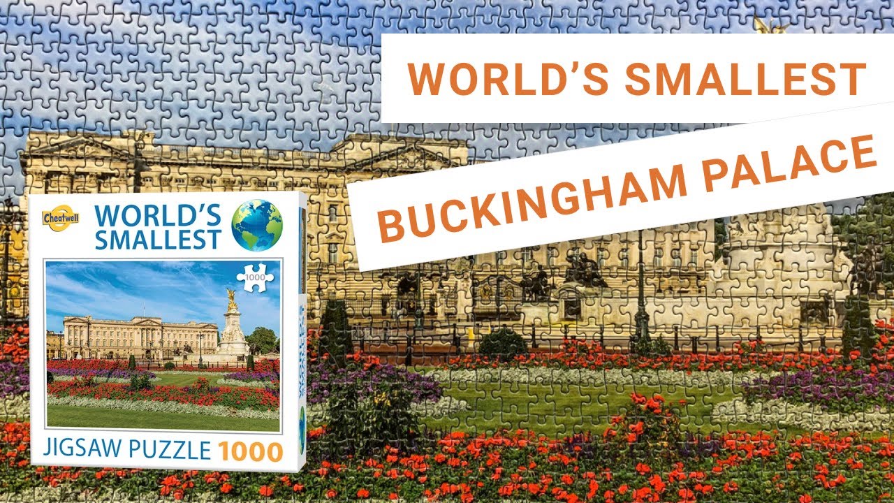 Time lapse: Buckingham Palace | Cheatwell Games World's Smallest Puzzle 1000 pieces