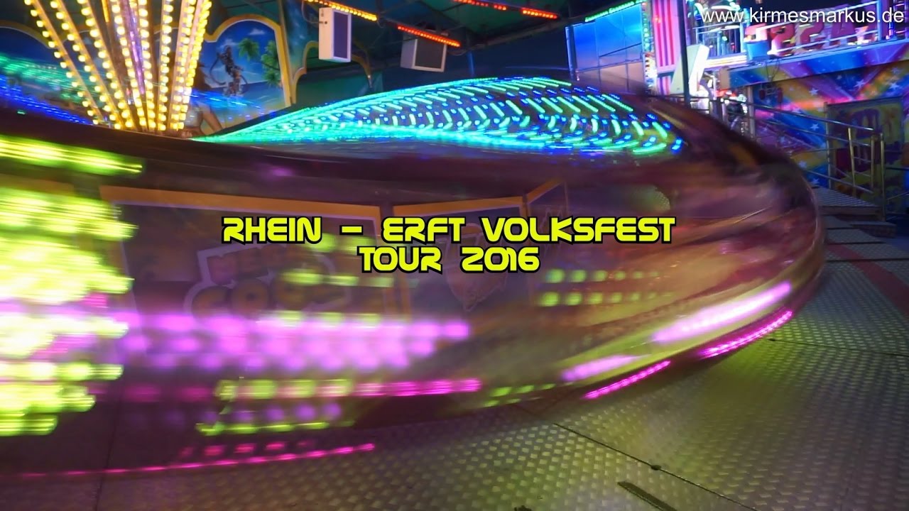 Rhein-Erft Volksfest Tour 2016 - Hubertusmarkt Bergheim 2016 - Herbsvolksfest Köln 2016