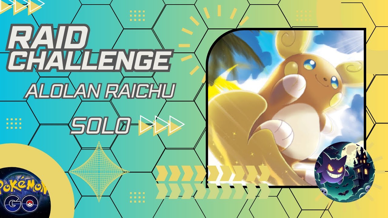 Alolan Raichu Solo Raid with Primal Groudon