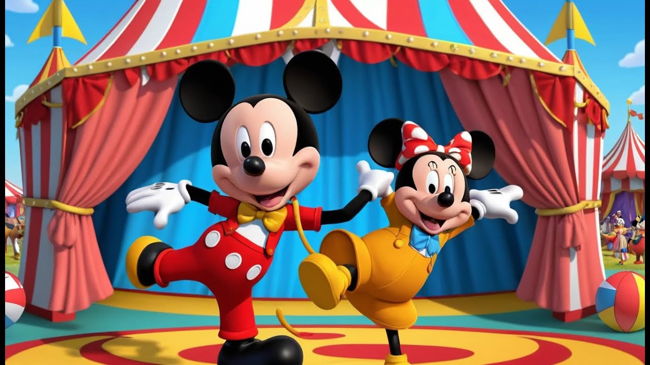 Mickey Mouse’s Silly Circus 🎪🐭 | Funny and Fun Kids Nursery Rhyme Animation