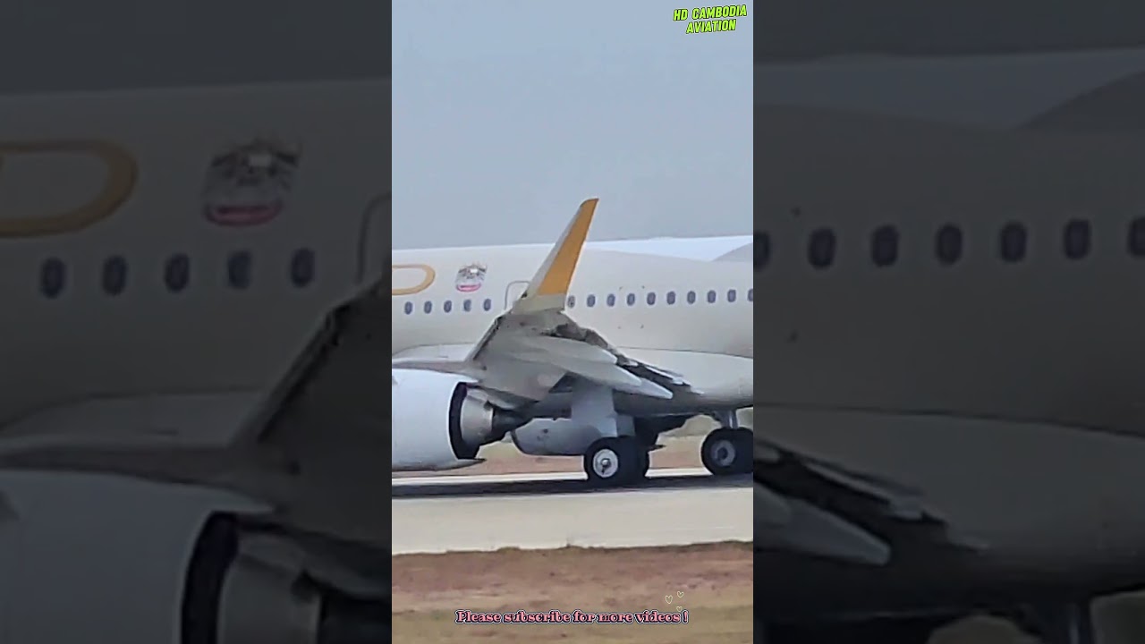 Etihad's MASSIVE Jet Does a POWER Takeoff... at THIS Tiny Airport?! ✈️ | HD Cambodia Aviation