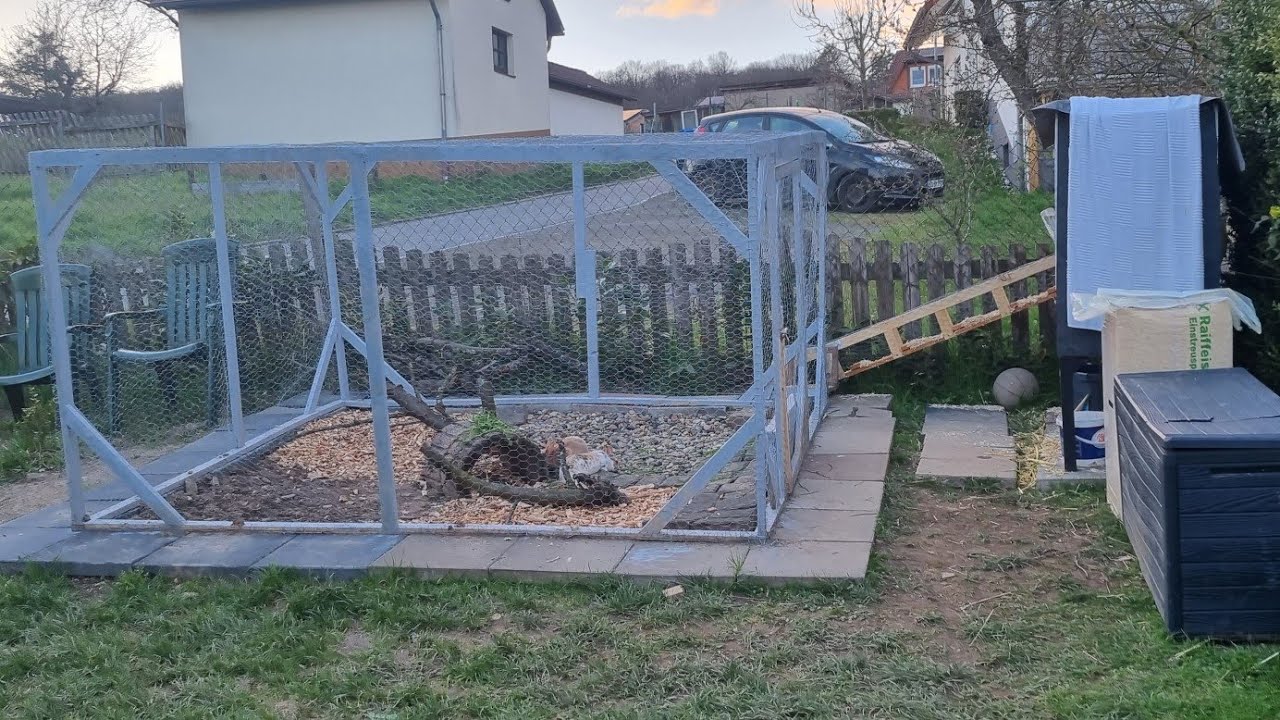 Kaninchen Hasenstall selber BAUEN mit Freilauf Gehege