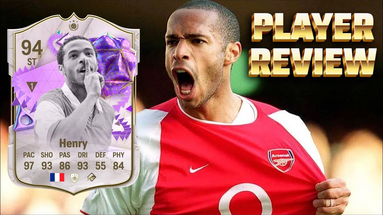 ¡¿LA MEJOR CARTA DEL JUEGO?! -REVIEW THIERRY HENRY 94 ULTIMATE BIRTHDAY EAFC 24/ FIFA 24