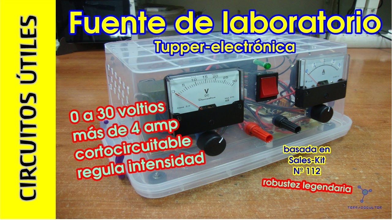 Circuitos Útiles. 05. Fuente de alimentación 30V 4A 