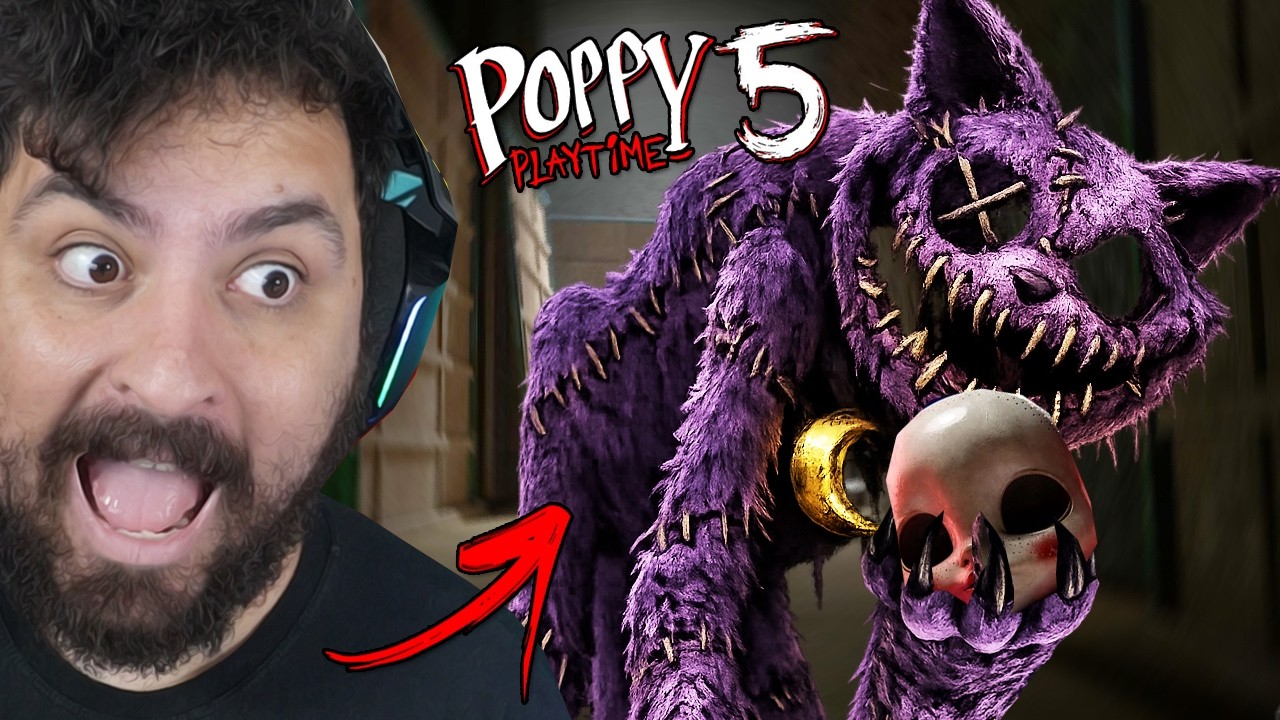 *OFICIAL* POPPY PLAYTIME CAPITULO 5 - NOVO TRAILER VHS e CENA DO CATNAP NO LABORATÓRIO !!