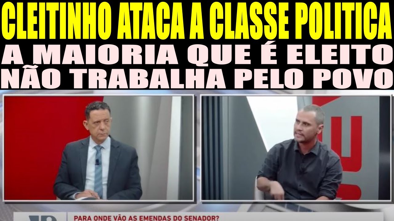 CLEITINHO DEIXA ENTREVISTADOR SEM PALAVRAS E MANDA RESPOSTAS NA LATA