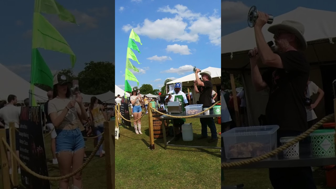 Sausage Sensei Smokey Rebel Sausage making workshop at Smoke and Fire Festival Maldon 2024