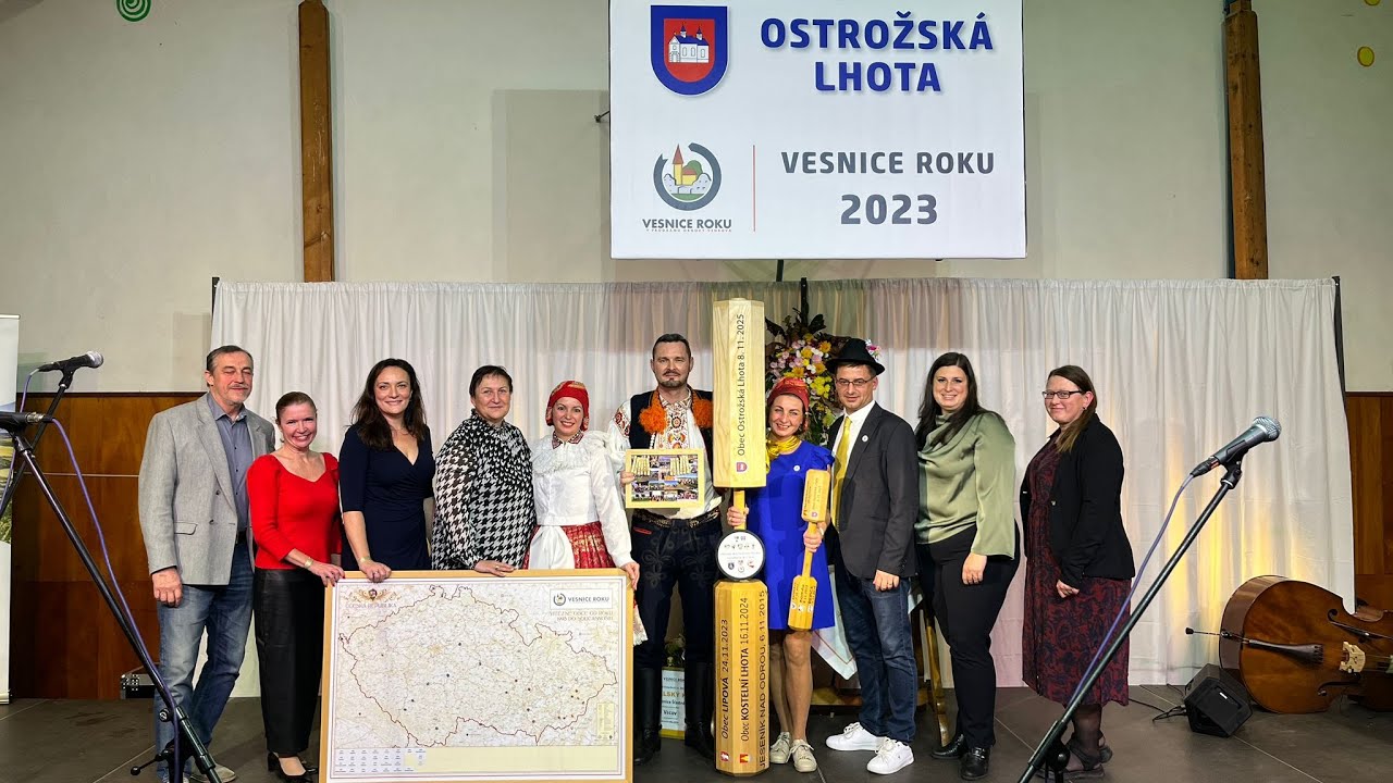 Ostrožská Lhota - jak jsme předali ředitelský kolík  Vesnice roku 2025