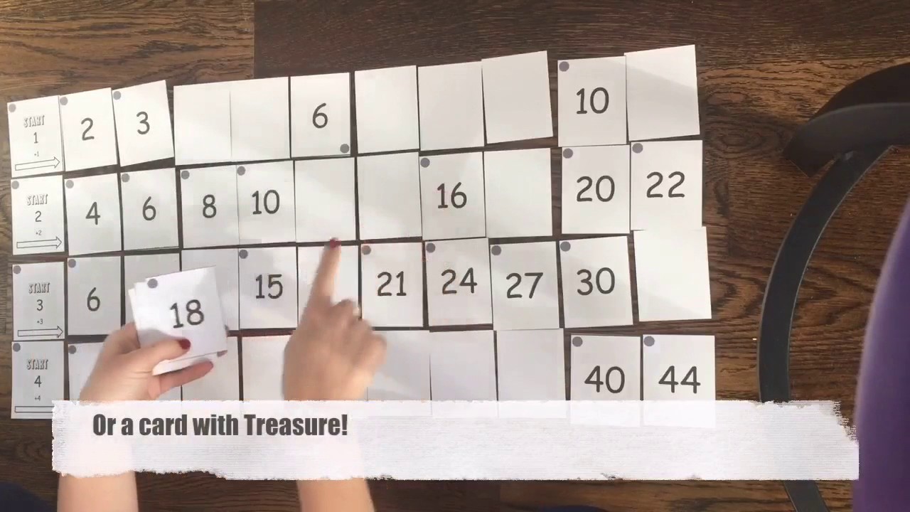 Treasure Hunt Math Game