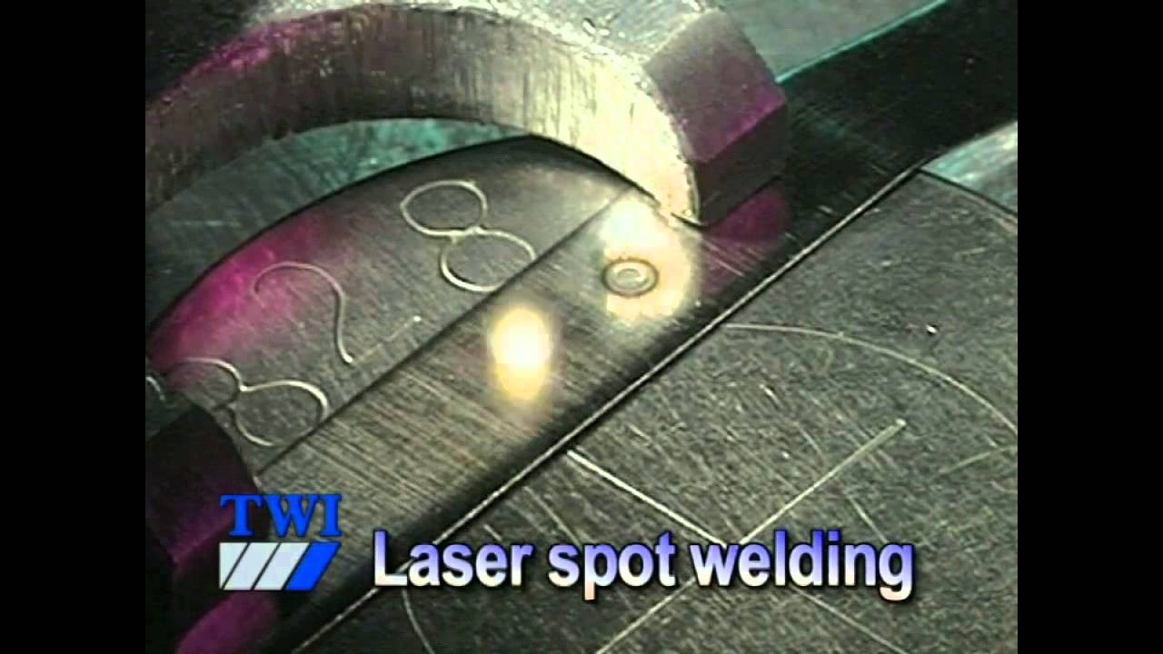 Laser spot welding
