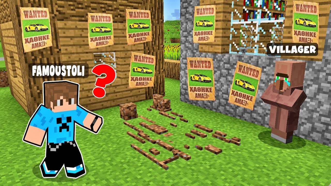 ΠΟΙΟΣ ΕΚΛΕΨΕ ΤΟ ΑΥΤΟΚΙΝΗΤΟ ΤΟΥ VILLAGER ΣΤΟ MINECRAFT !