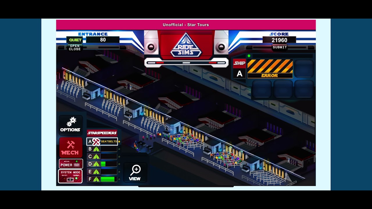 Star Tours The Adventures Continue - Ride Sims