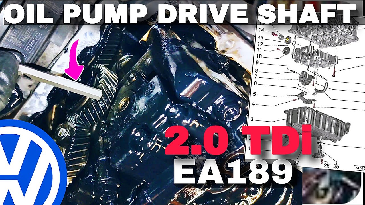 oil pump hex drive replacement | VW  Passat B7 2.0 tdi