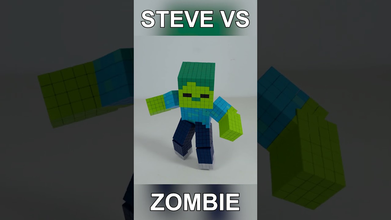 Steve VS Zombie, Minecraft Animation