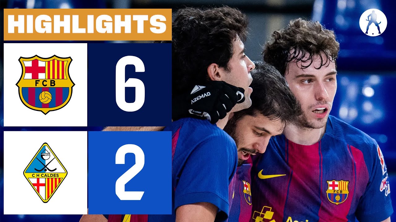 Bar&ccedil;a vs Caldes (6-2) | HIGHLIGHTS OK LLIGA