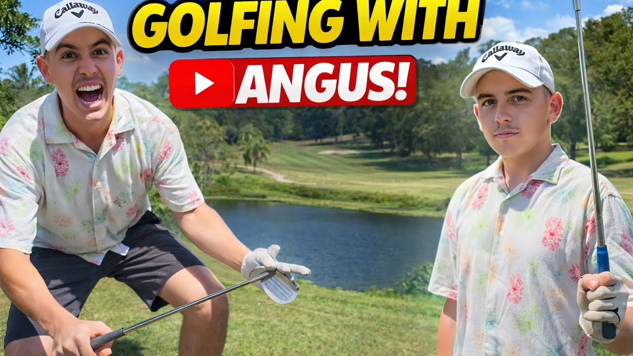 Golfing with Angus Plays 18 holes at Pine rivers golf club. There’s ups & downs, don’t miss it!!!