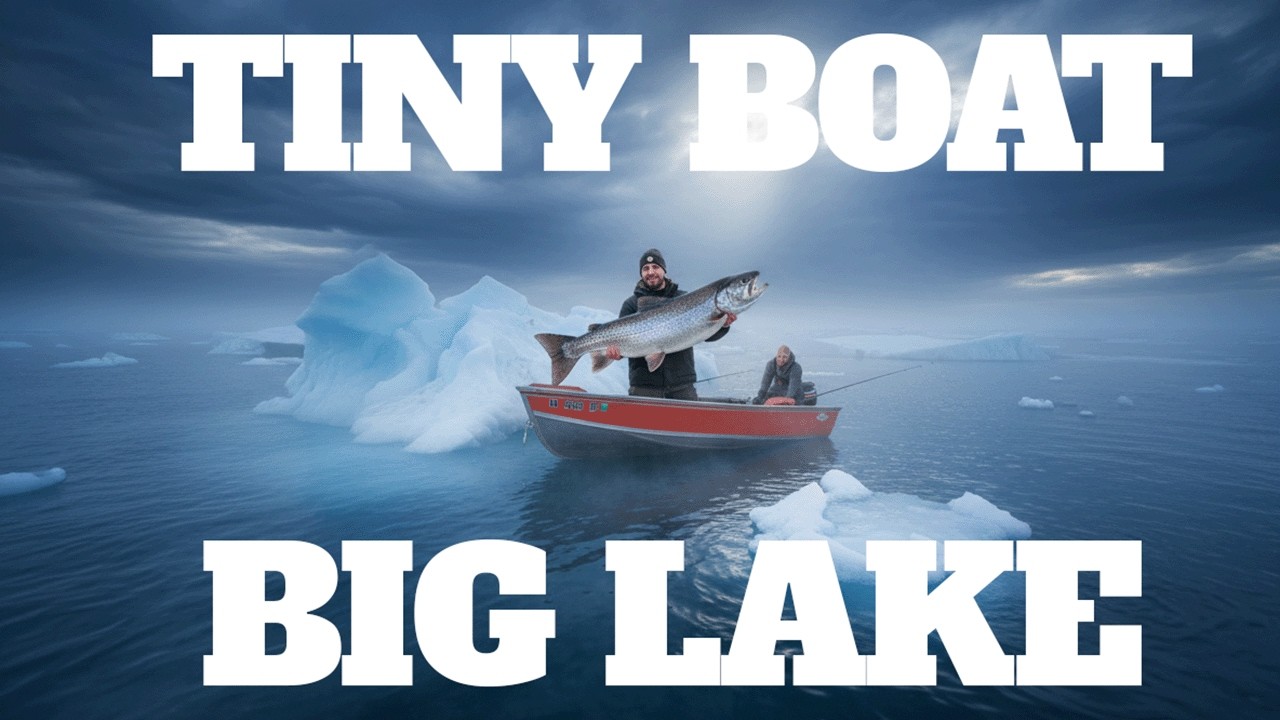 Dodging Ice Bergs in a Little Boat On Lake Superior!