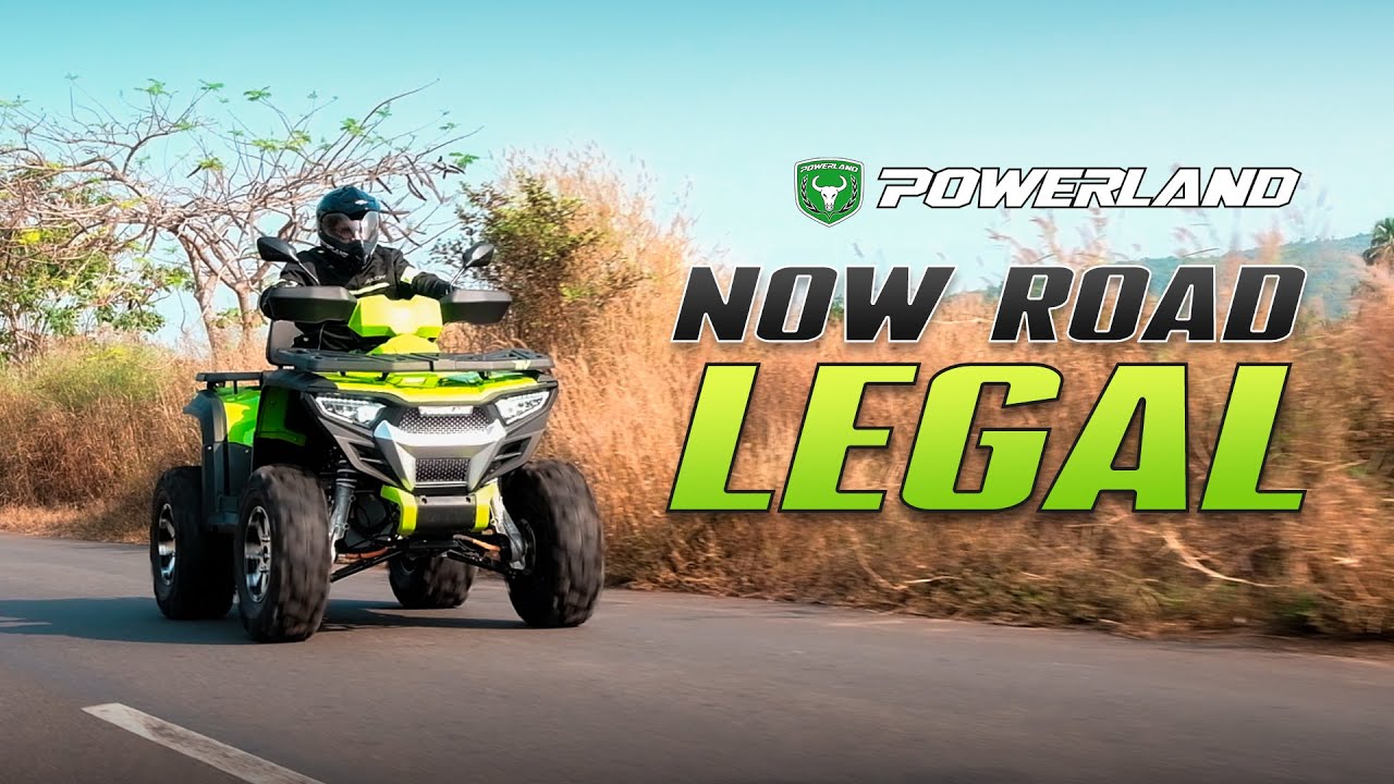 "Powerland Tachyon! The Best Electric ATV Tractor."