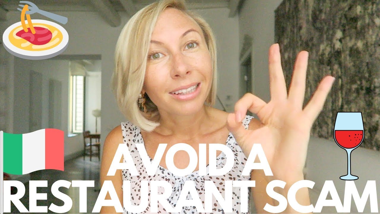 HOW TO AVOID A RESTAURANT SCAM IN ITALY