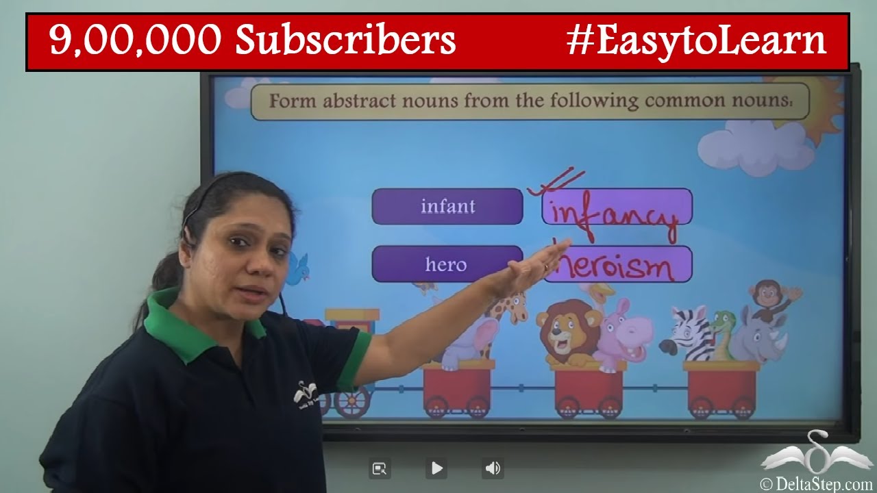How to form Abstract Noun from Adjective, Verb and Common Noun | CBSE | NCERT | ICSE